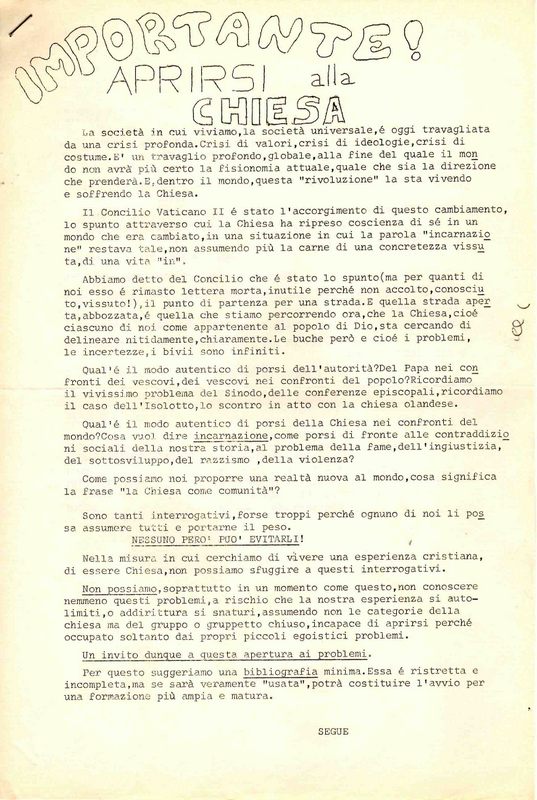 Scuola-Società un esperimento del Liceo Classico